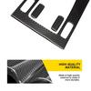 For Accord 2013-17 Honda Carbon Fiber Interior Gear Shift Panel Frame Cover Trim