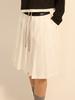 [mardimercredi] COTTON PLEATED MIDI SKIRT_WHITE