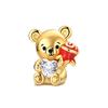 New Charms Pendant 925 Silver Sweet Bear Sun Moon Eyes Charms Beads Fit Bracelet Bangle Necklace For Women Jewelry Gift