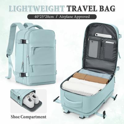 Women Men Hand Luggage Backpack Business College Laptop Travel Backpack Waterproof Carry On Mochila Viaje Cabina Avion 40x20x25