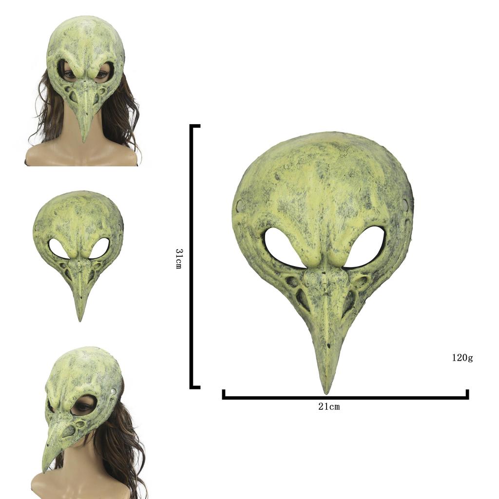 Halloween Mittelalterlicher Arzt Schnabel Vogel Skelett Maske Rollenspiel Requisiten Für Halloween