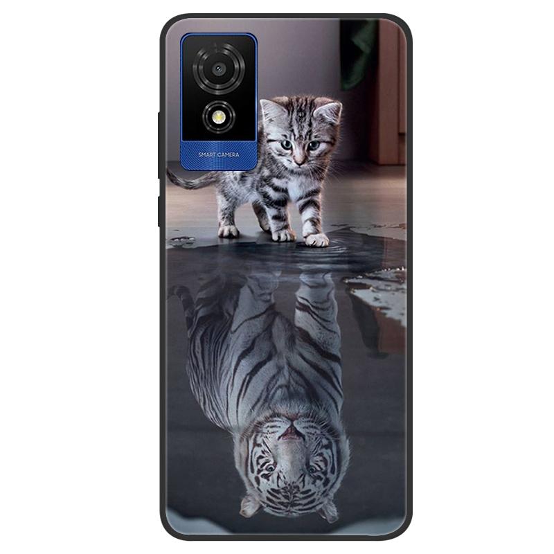 Case For TCL 501 Case TCL501Cool Silicone Protective Cover for TCL 501 T433D 2024 Bumper Protector Fundas Coque Shockproof