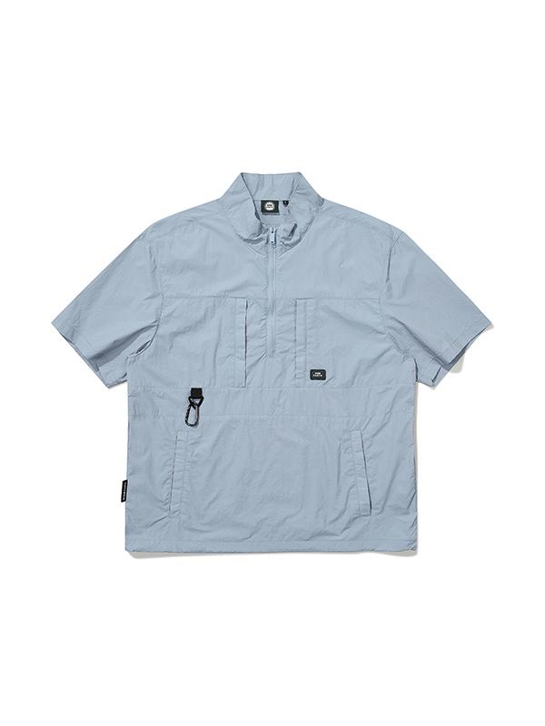 Bbc Earth Utility Pocket Short Sleeve Anorak_Blue