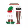Christmas Costume Cute Green Elf Dress Performance Costume Christmas Children's Performance Costume