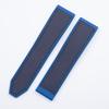 22mm Flat End Black Blue Green Canvas Nylon + Rubber Watch Band For Tag Strap For Heuer Carrera Monaco Wristband With Fold Clasp