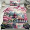 Japanese Style Bedding Set Soft Polyester Duvet Cover Set Quilt Cover With Pillowcase For Bedroom Decor Birthday Gift For Girls