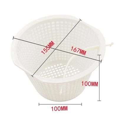 Filter Insert Pool Skimmer Basket For Pool Cleaning ABS Construction Tool-free Installation Quick Installation Anti-clog Design