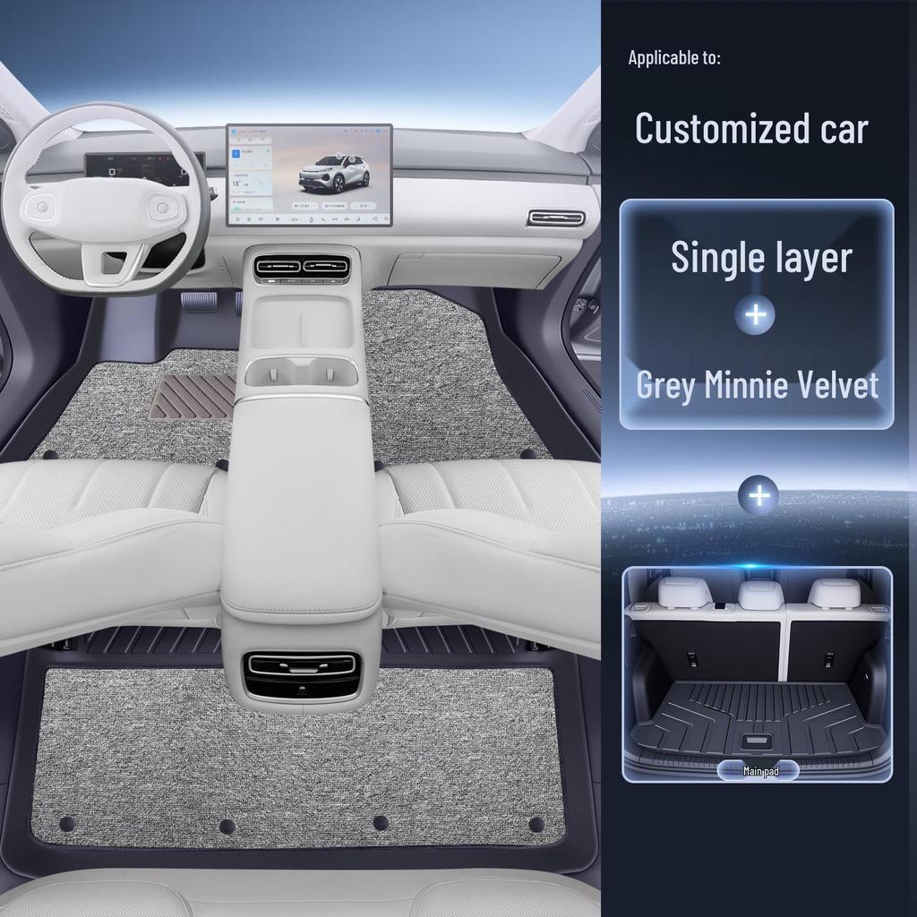 26-Changan CS75 PLUS TPE Floor Mats: 4th Gen Fully Enclosed Interior Upgrade by Kui Xi