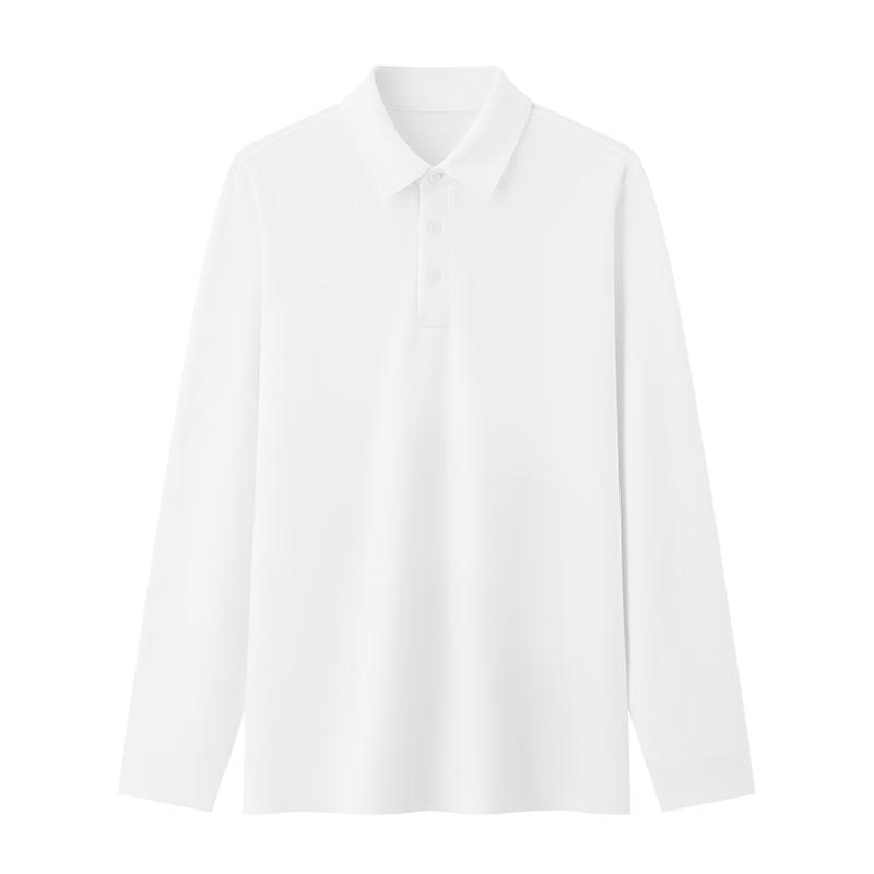 Men s Thermal Business Casual Long-Sleeve Polo Shirt XL/180