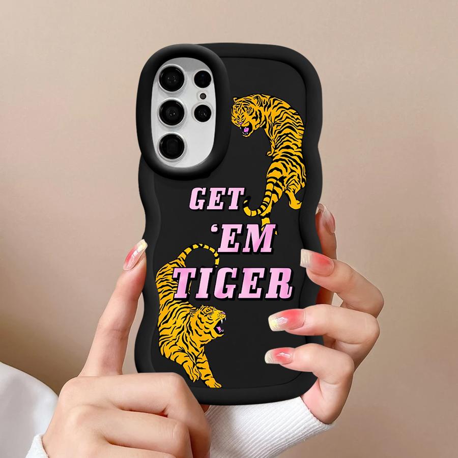Cool Tiger Soft Phone Cover Case for Samsung Galaxy S22 Ultra A26 A25 S21 S25 S24 S20 FE S23 Plus A35 A55 A34 A24 A36 A54