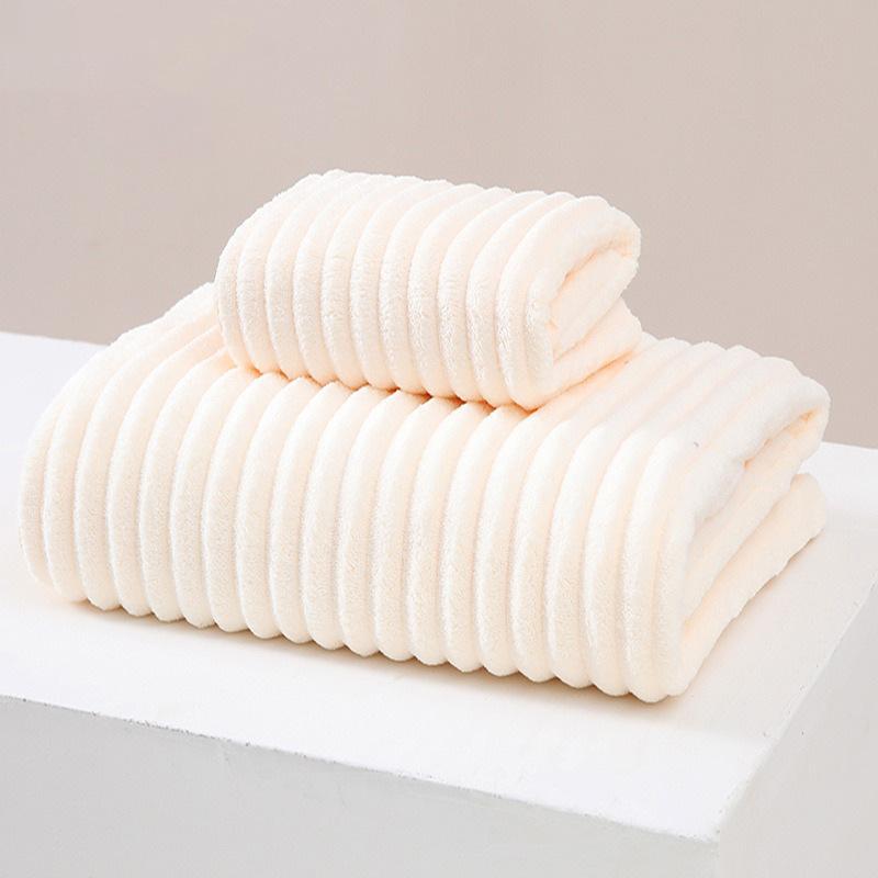 Coral Fleece Towels, Bath Towels, Thickened Face Towels, Household Absorbent Quick Drying, Soft and Lint Free
