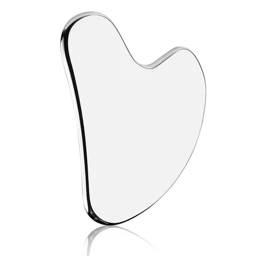 Stainless Steel Facial Roller Metal Gua Sha Tools for Face Body Jawline Shaper Lymphatic Drainage Massager, Double Chin Reducer