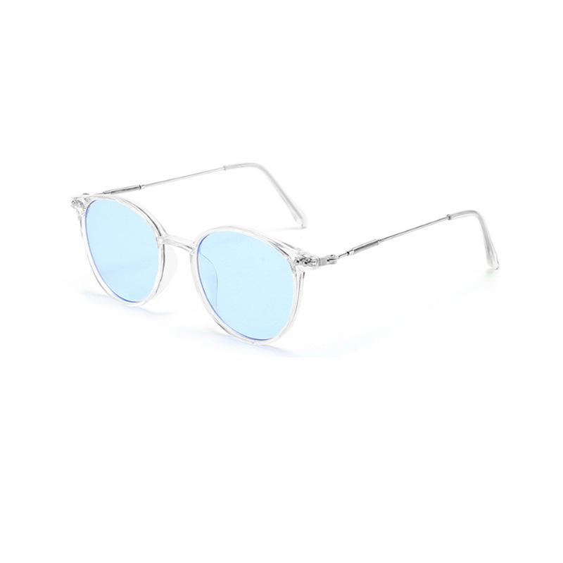 Women'S Fashion Metal Round Frame Sunglasses Personalized Street Photography Men'S Outdoor Fishing Driving Sunglasses