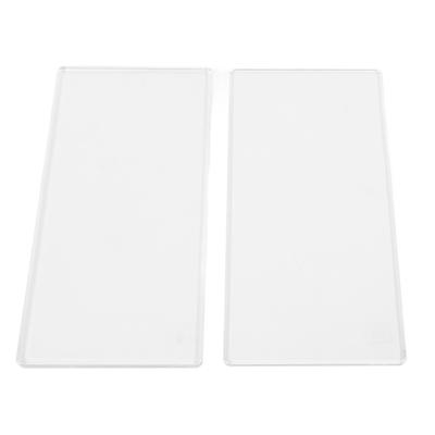 2Pcs Die Cut Machine Cutting Pad Clear PE Die Cutting Plate for Crafts Making 16 X 8cm
