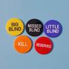Missed Blind Button Poker Button Dealer Button Button Poker Chip Boat Button Set