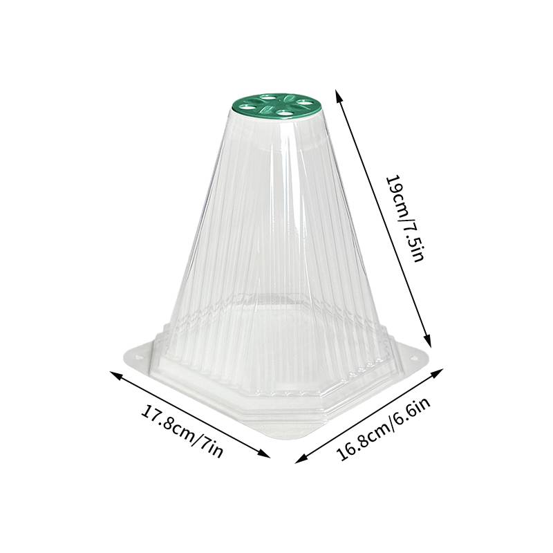 30/20/10Pcs Seedling Protective Cover Garden Cloches For Plants Reusable Plant Bell Cover Protect Plants From Birds Snails Frost