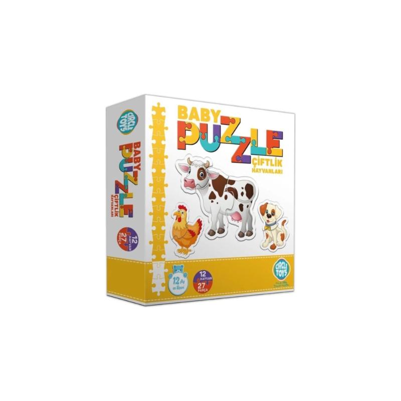 

Circle Toys Baby Puzzle Животные на ферме 12 месяцев + 27 штук