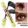 Mascara Imperméable 4D Double Effet Allongeant Naturel Bouclant Volumisant Long Tenue Anti-Bavures Rehausseur de Cils pour Maquillage Quotidien
