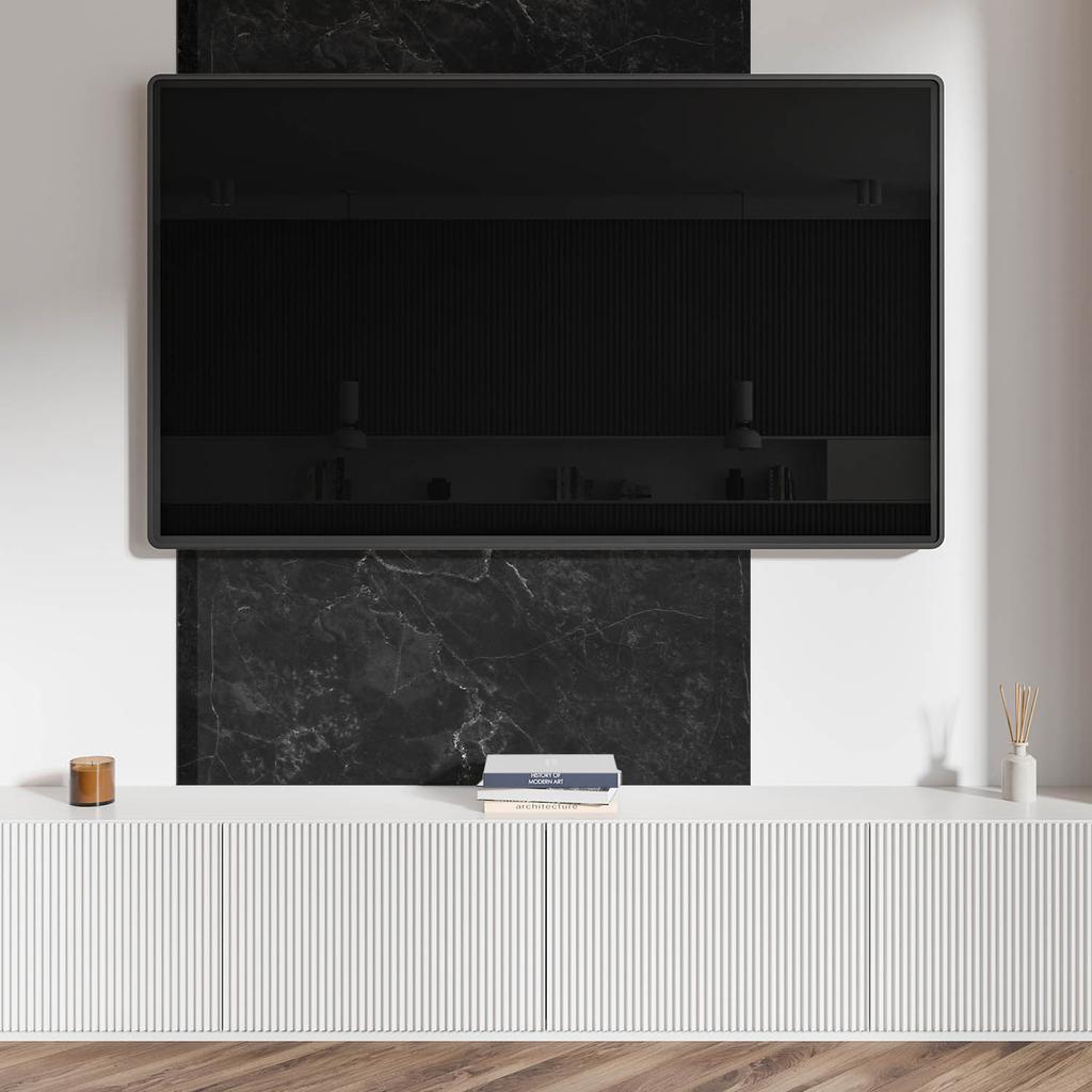 Panel Pcv Z Motywem Łatwa Dekoracja Do Jadalni 100X50 Cm Wzór Marmurowy Z Żyłkami
