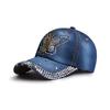 Denim Hut Baseballkappe Damen Frühling Sommer Strass Sportkappe Trendig Freizeit Sonnenschutz Outdoor Neu Koreanisch Lässig Cowboy Retro