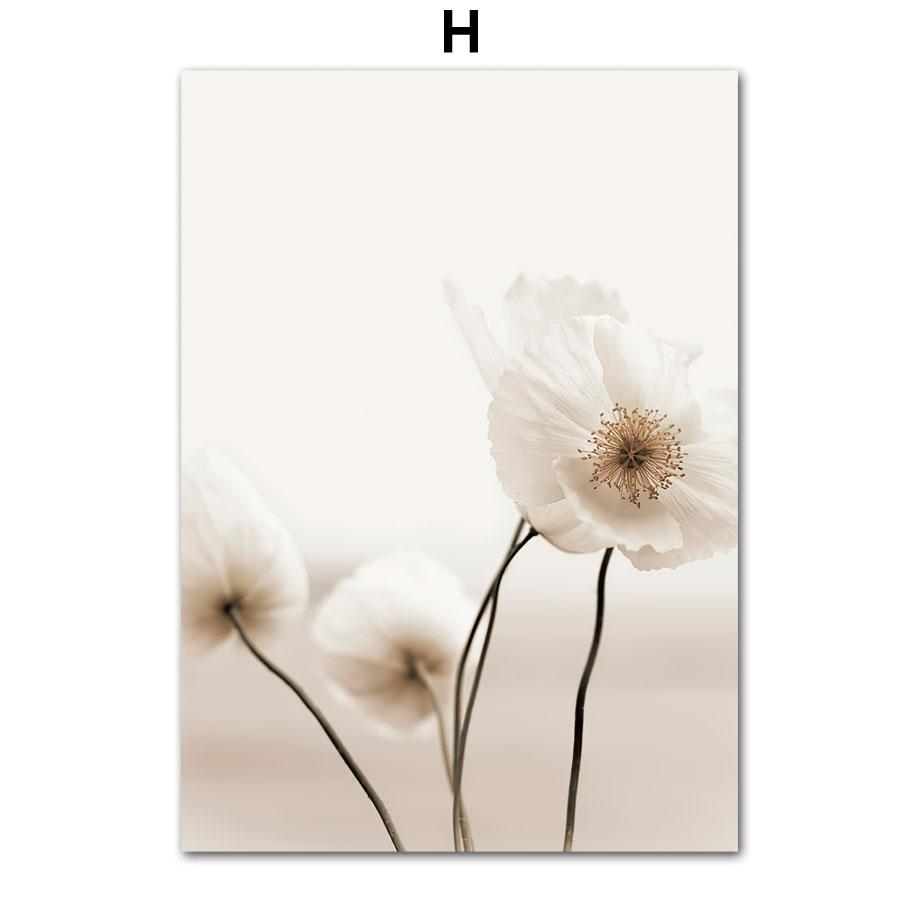 Bunny Tail Grass Reed Flower Beach Sand Wall Art Nordic Posters And Prints Canvas Painting Wall Pictures For Living Room Decor