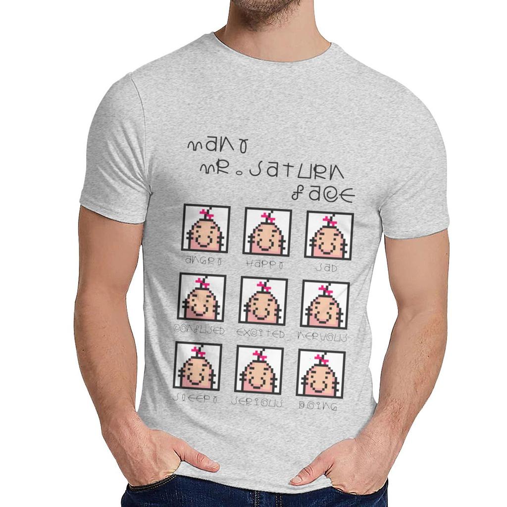 O Neck Many Face Earthbound Mother Rpg T Shirt Crazy For Male Natural Cotton La