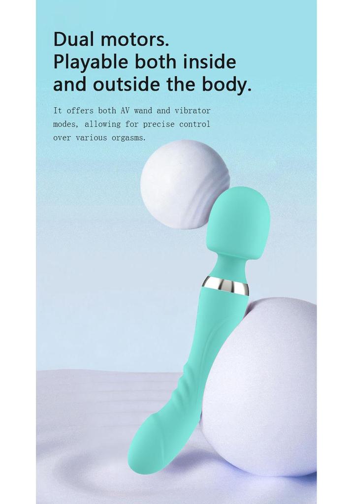 Multi-color 10-Speed Double-Headed Vibrator – Intimate Adult Toy