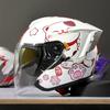 3/4 Open Face Motorcycle Helmet Men Adult Full Coverage DOT ECE Certified Use ABS Material Lightweight Safety Gear