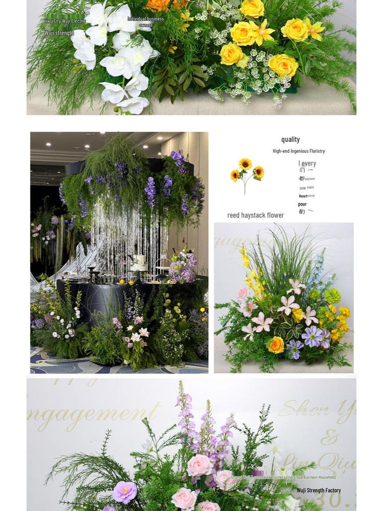 Mori Style Artificial Wedding Aisle Flowers