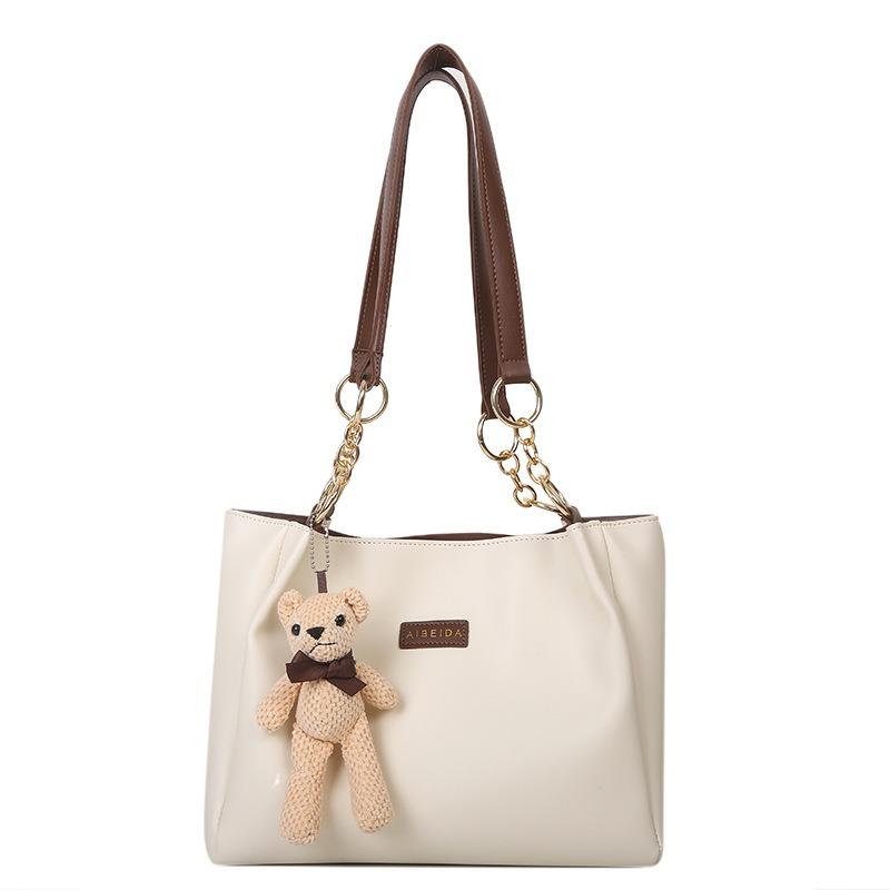 

College students class tote bag women s new trendy shoulder bag large capacity fashionable versatile commuter bag women