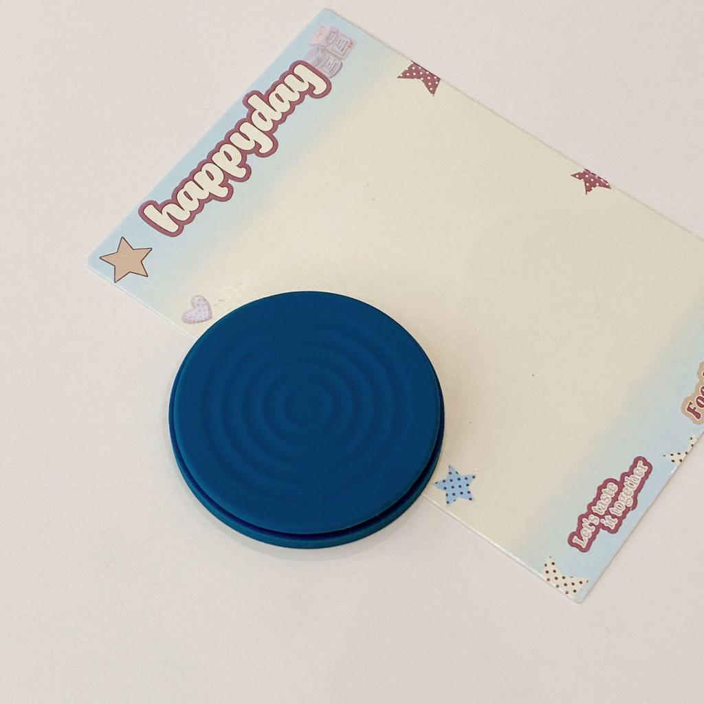 Water Ripple Silicone Phone Case with Magnetic Folding Stand