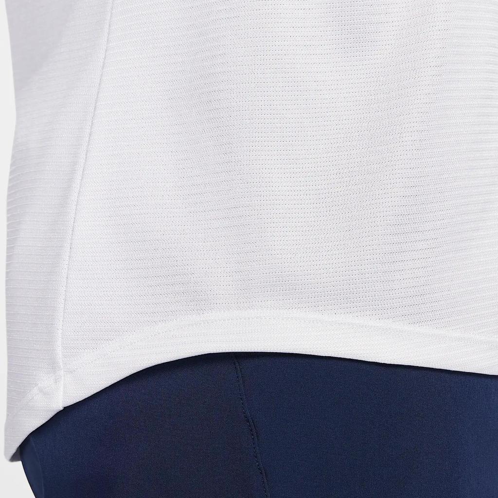 Nike Rafa Challenger Dri-FIT White Black Men's Tennis Short Sleeve T-Shirt DV2888-101
