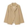 Zbzr Autumn New Women clothes Fashion Temperament Versatile Lapel Waist Hugging Profile Blazers