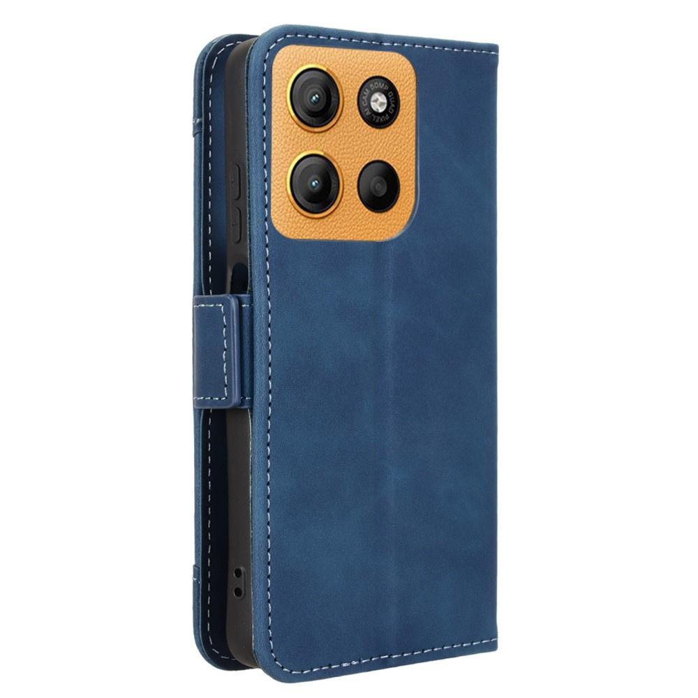 Flip Case for Motorola Moto G17 / G17 Power / G15 / G15 Power, Card Slot, Navy Blue