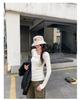 Women's Long-Sleeve Off-Shoulder Button-Up Base Layer Top - Stylish Autumn/Winter 2026 Arrival
