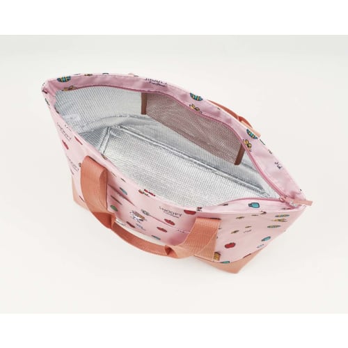 Skater Insulated Tote Bag, Shopping Bag, Snoopy Picnic, Width 52 x 33 x Depth 17cm, KCTS1-A