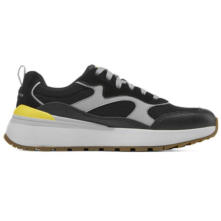 Skechers Heminger Comfortable Casual Mesh Shock Absorbing Non-Slip Wear-Resistant Breathable Low-Top Marathon Running Shoes Men sneaker 210352-BLK