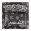 Rheemin Paisley Bucket   Charcoal Black