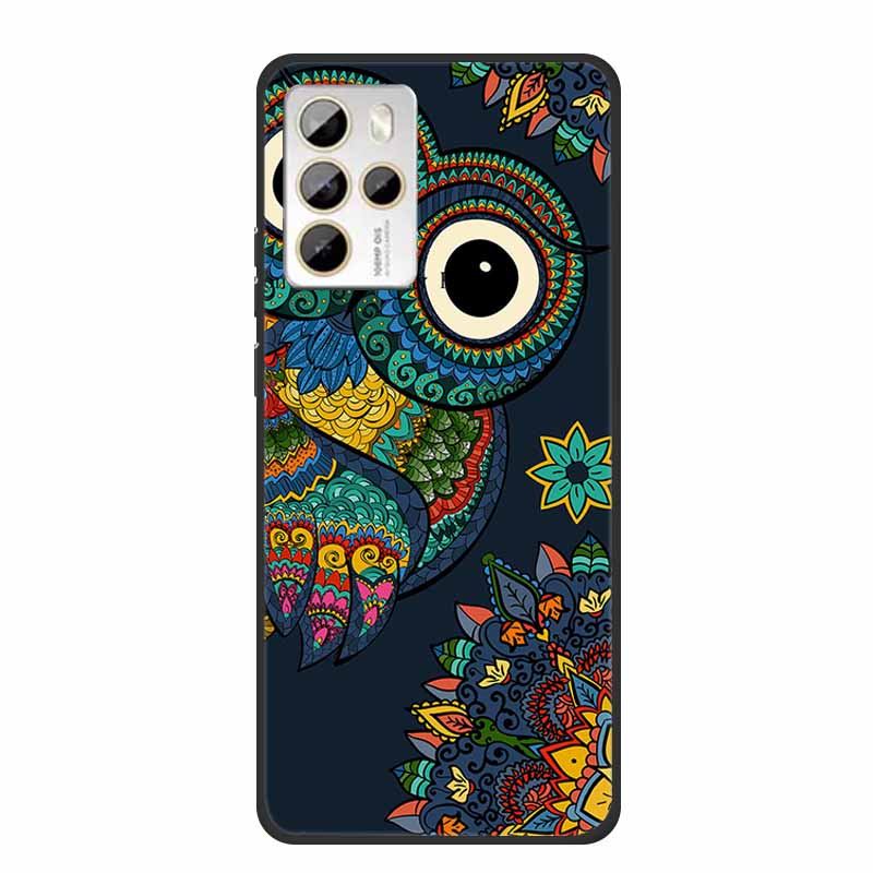 For HTC U23 Pro 5G Case Animals Silicone Soft TPU Phone Cases For HTC U23 Pro 2023 HTCU23 2QCB100 Protector Cartoon Wolf Coque