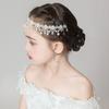 Party Pearl Sweet Flower Lovely Dress Accessories Forehead Headchain Children's Headdress Hairpin