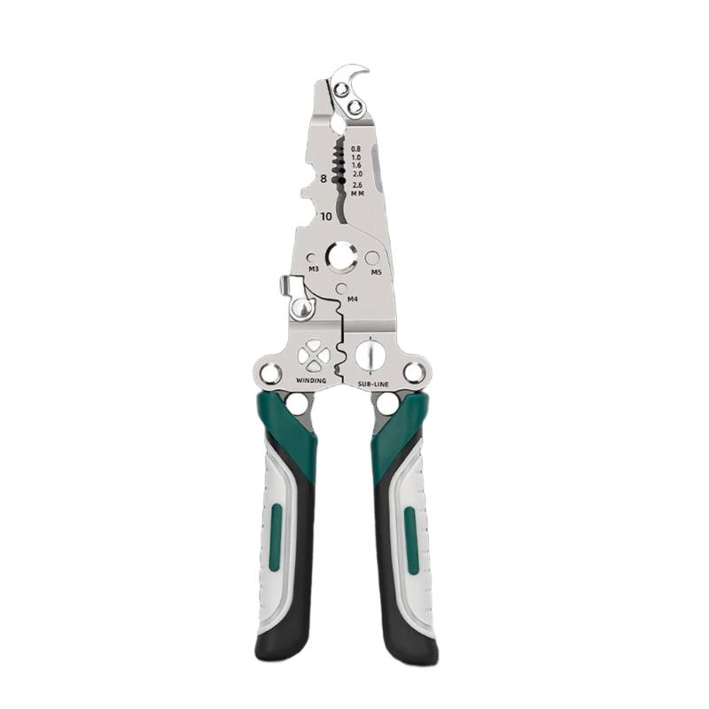 Profession Electrical Stripping Cutter Plier for Household Maintenance 0.2-6mm² Cable Wire Cutting Efficient Wiring Job