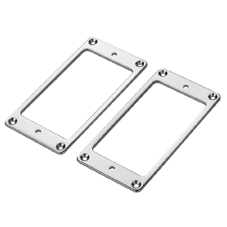 2Pcs Pickup Mounting Ring Set Pickup Cover Frame Replacement for Electric Guitar