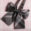Jk Japanese Plaid Korean Version Of Collar Flower Graduate Female Collar Flower College Wind Streamer Jk Bow Shirt Accessories Sailor Suit