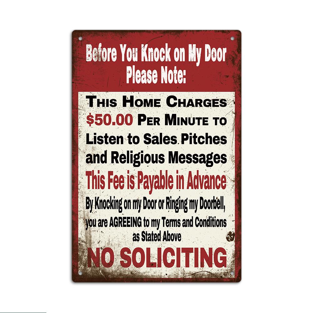 Putuo Decor Vintage Metal Sign No Drama Zone Dont Bring That Mess Around Here Wall Art Decor for Office Studio Bar Gift