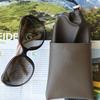 Drawstring Sunglasses Pouch PU Leather SunGlasses Holder Hanging Sunglasses  Eyewear Accessories