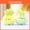 Cute Plush Vegetable Cabbage Toy Unique Keychain Soft Doll Perfect Collector For