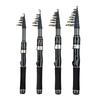 New Ultra-short Compact Telescopic Spinning Rod 1.5-2.4m Portable Mini Surf Pole Multipurpose for Saltwater Shore Casting Lure