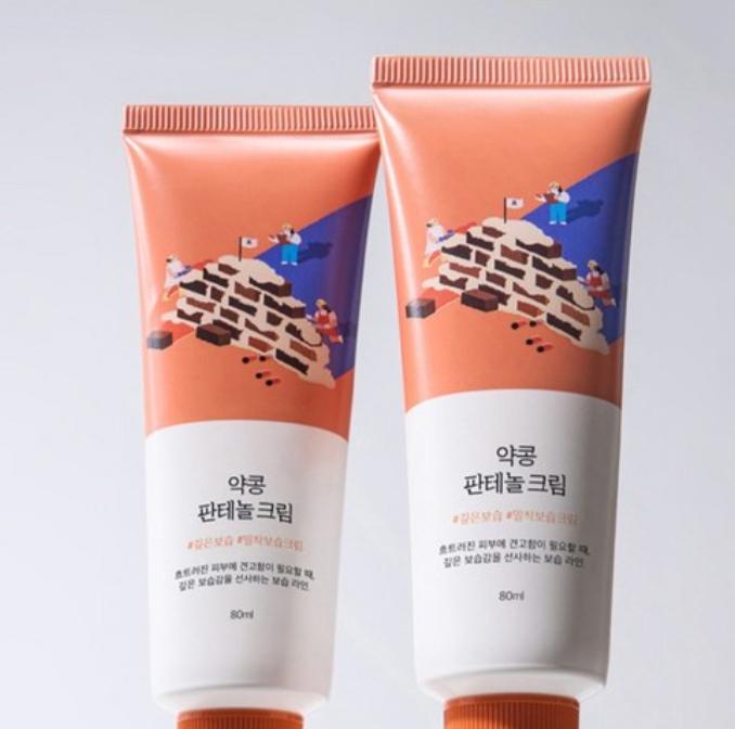 Round Lab Soybean Panthenol Cream 80ml – Calming & Moisturizing Care