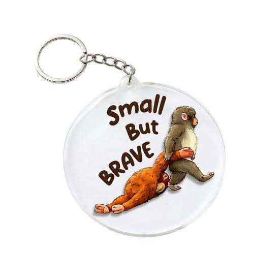 Keychain Pendant 3D Monkey Hug Charm Key Chain Backpack Purse Car Keys Mini Accessories Decorative Bag Strap Charm