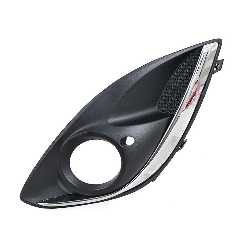 Fog Light Cover For Vauxhall Opel Corsa D 2011-2014 Front Bumper Fog Light Lamp Grille Frame Car Accessories 13286025 13344799